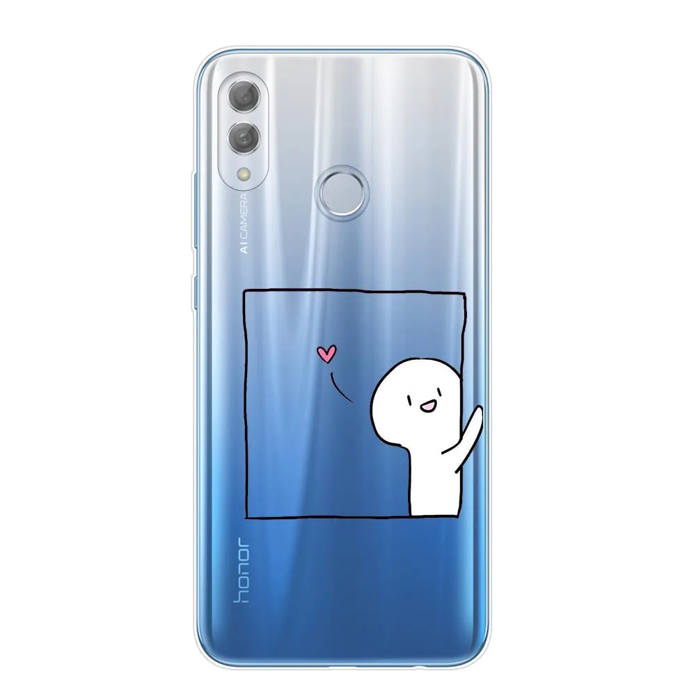 Мягкие силиконовые чехлы для телефонов Huawei Honor 9 10 20 Lite 10i 8X 8C 9X Pro Couples Capinha|Бамперы| |