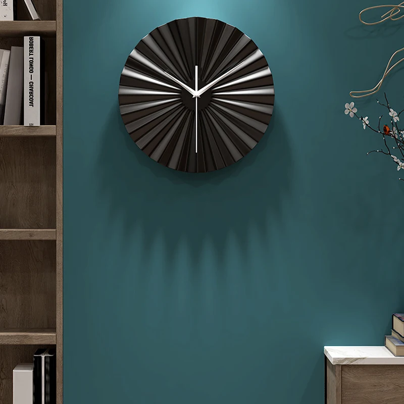 Креативные 3D металлические настенные часы роскошные современные дизайнерские