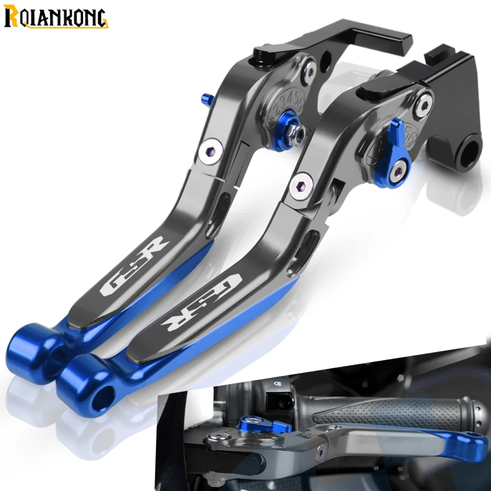 GSR Логотип для Suzuki 600 750 2011 2012 2013 2014 2015 2016 мотоциклетные тормозные рычаги