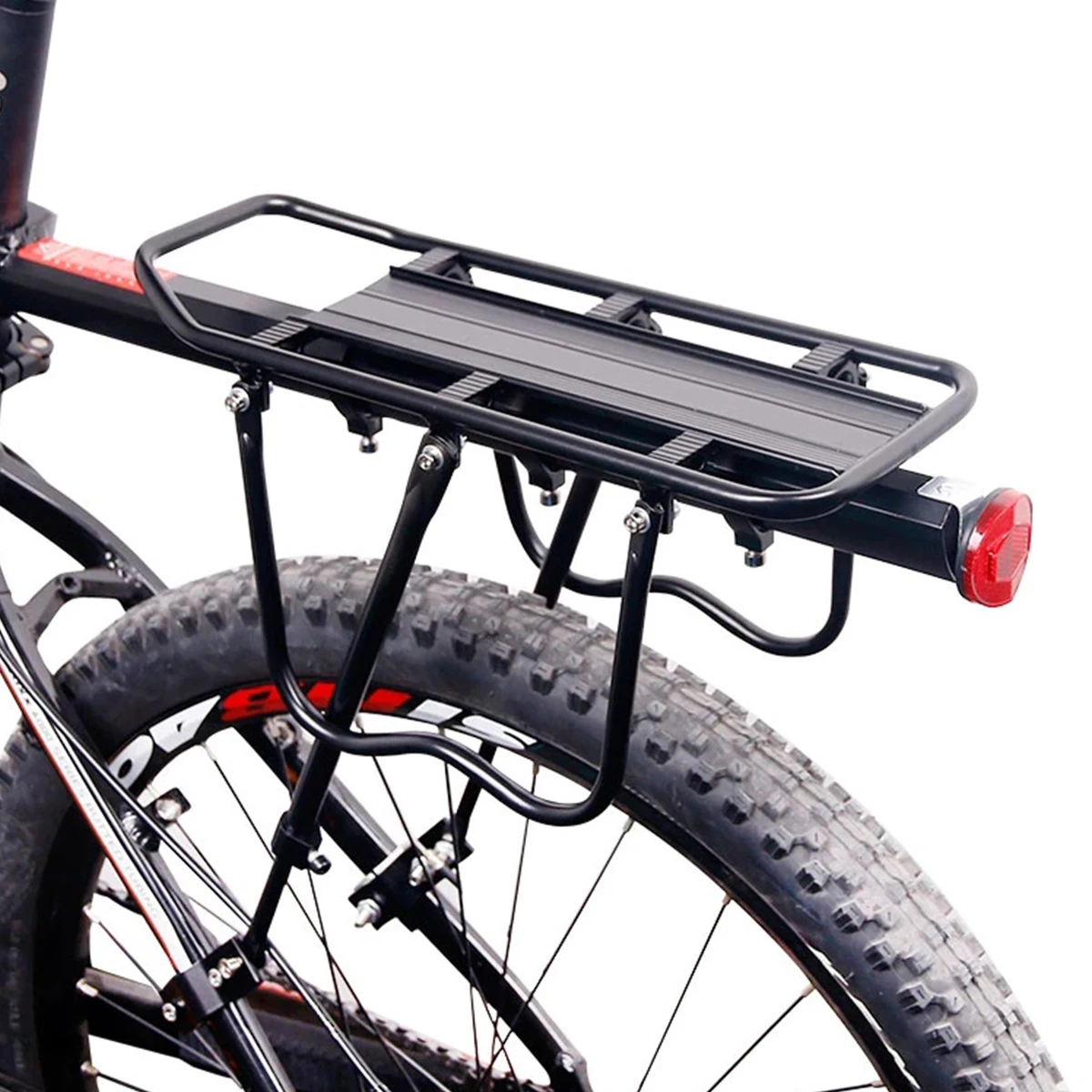 

Rear Bike Rack Aluminum Alloy 110 Lbs Luggage Rear Carrier Trunk for Bicycles MTB Bike Rear Shelf Cycling Cargo Racks for MTB