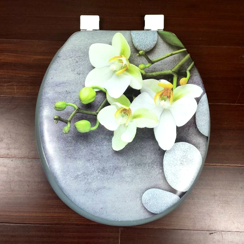 

toilet seat cover set sponge fashion 17" toilet seat toilet lid pattern soft toilet seat warm 2020 high quality