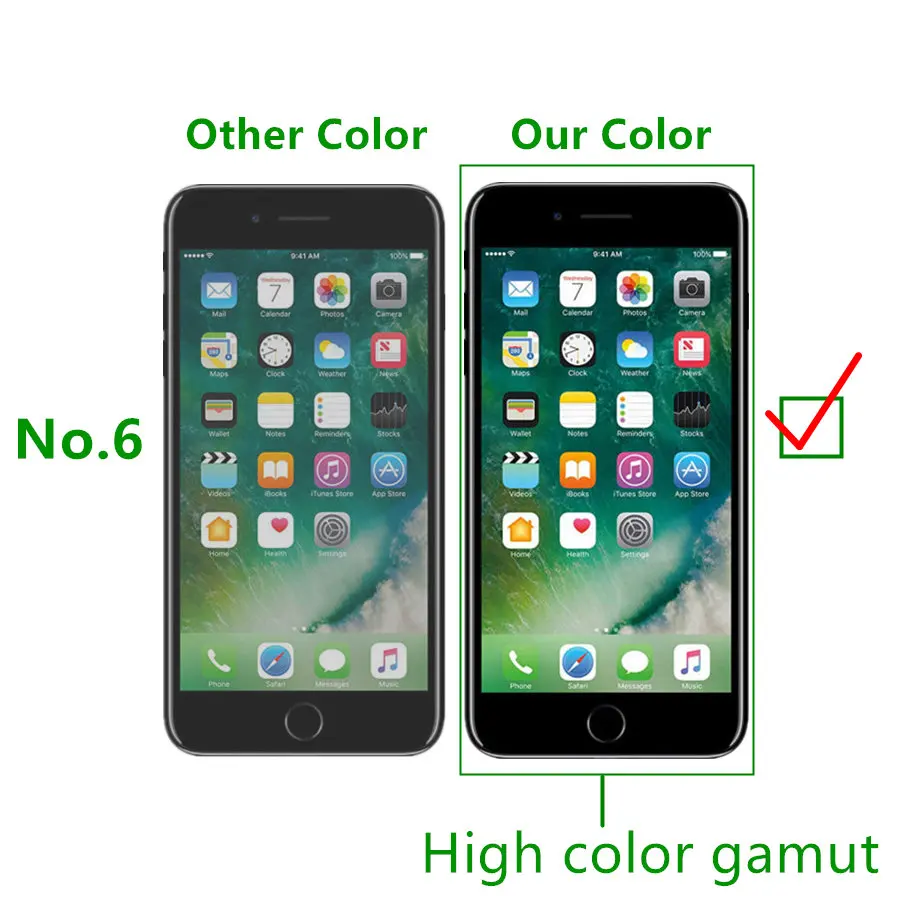 Tianma Высокое качество Полный для iPhone 8 ЖК-экран+ сенсорный дигитайзер в сборе с задней пластиной для iPhone 7 6S 6 ЖК-экран