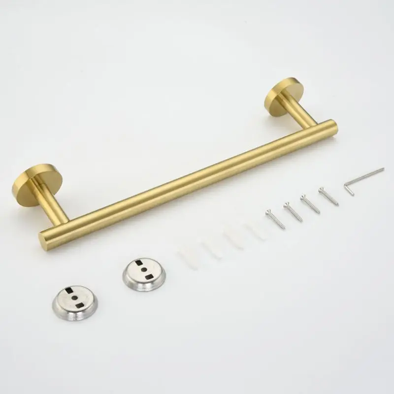 

Bathroom Hardware Set Include Hand Towel Bar Toilet Paper Holder Robe Towel Hook G88B