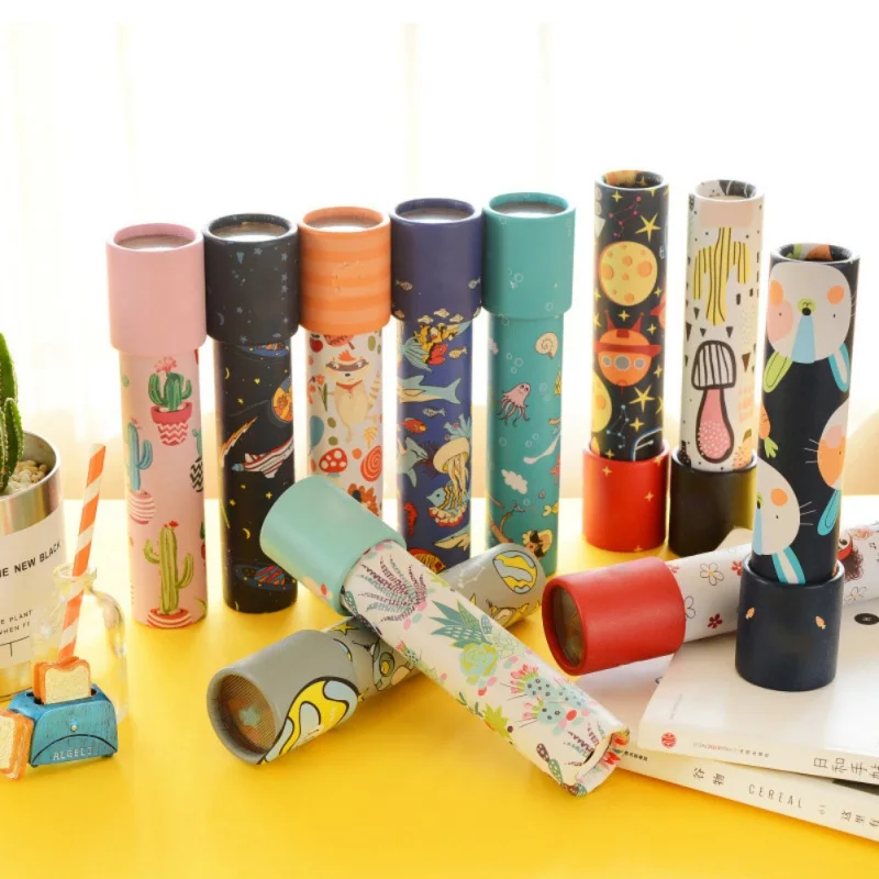 

19cm Rotation Kaleidoscope Magic Changeful Planet Ocean Forest Fancy Colored World Toys For Children Autism Kids Puzzle Toys