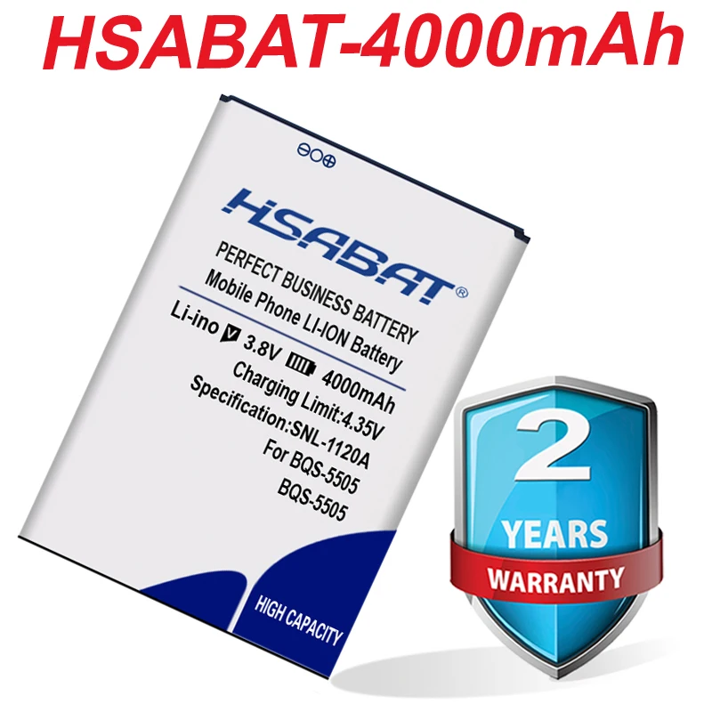 HSABAT 100% протестированный новый высококачественный 4000mAh BQS 5505 Аккумулятор для Oukitel