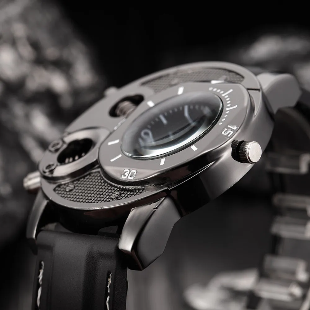 

Fashion New Men Stainless Steel Case Clock Military Sport Quartz Sport Wristwatch Waterproof Luxury Brand Women Relogio feminino