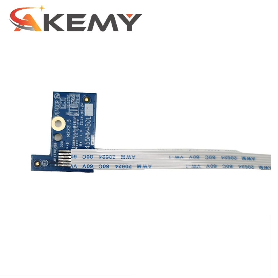 Akemy оригинал для For Acer ASPIRE E5 521 571 511 V3 572G Кнопка питания плата с кабелем Z5WAH 572 100%