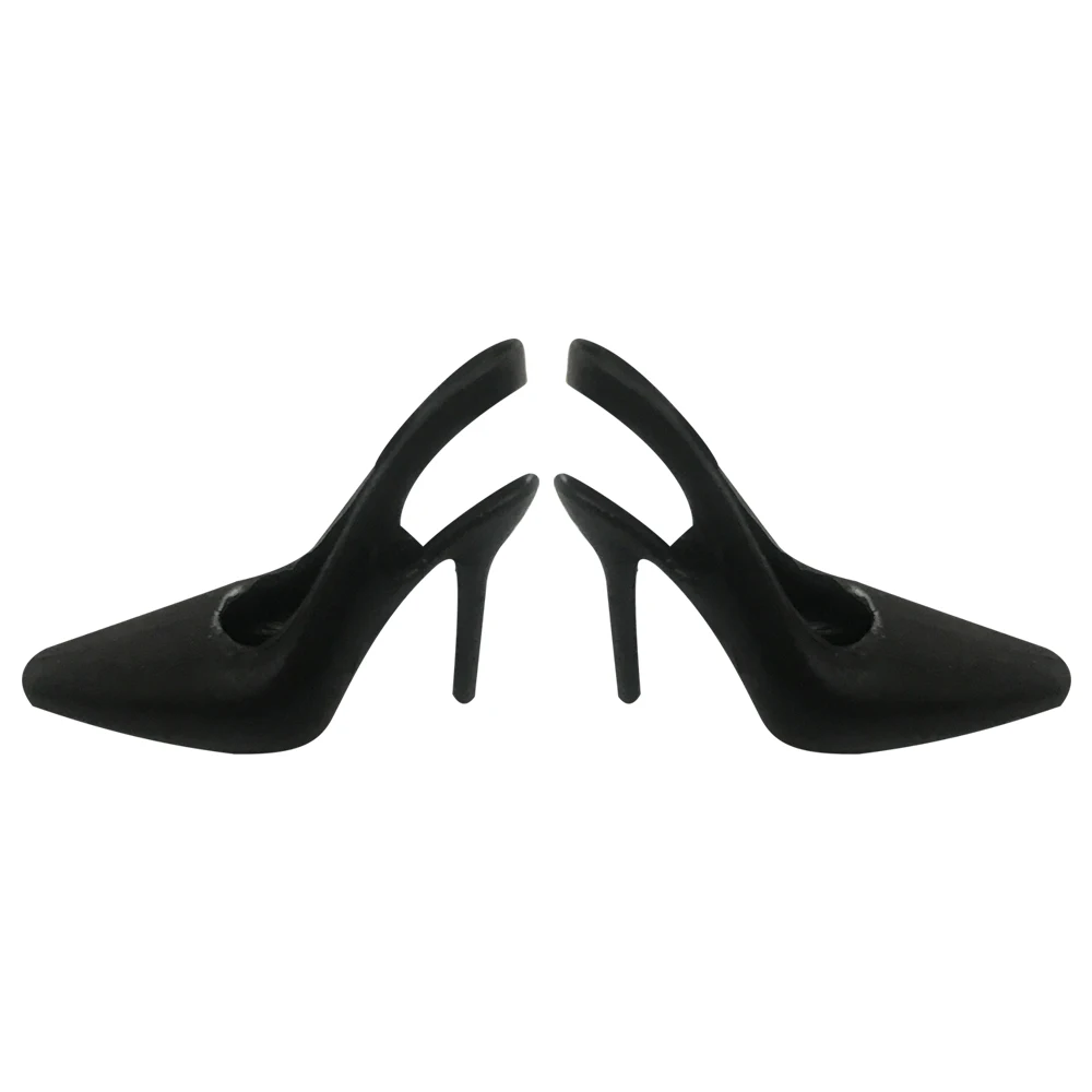 NK оптовая продажа 100 пар/компл. кукла черная обувь милые каблуки модные сандалии