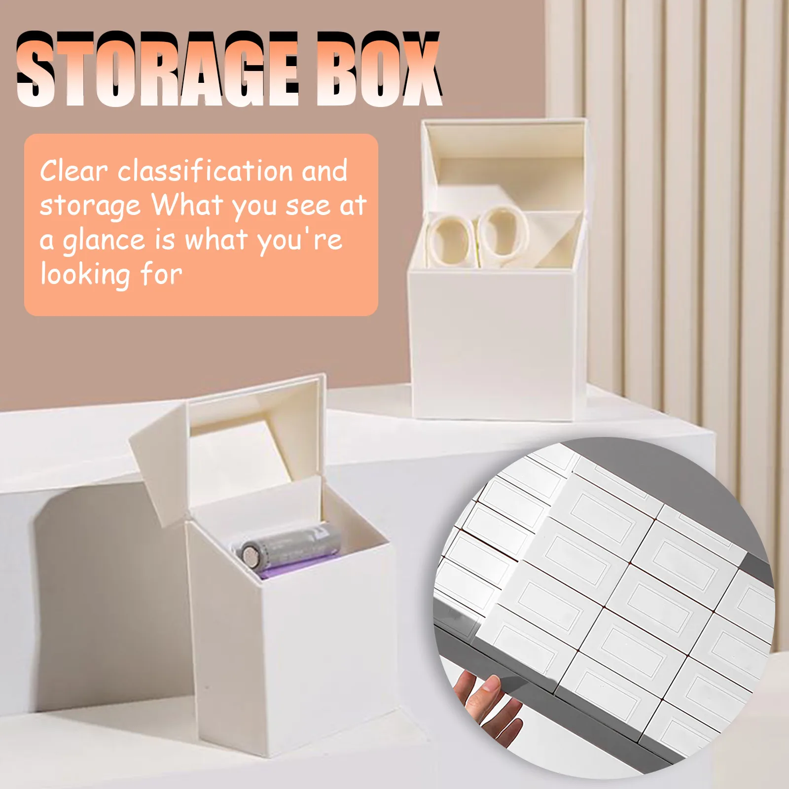 Японский ящик для хранения с крышкой креативная сортировочная коробка