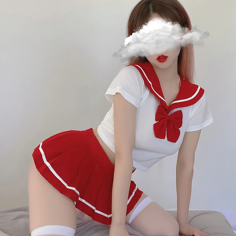 

Sexy Lingerie School Girl Japanese Erotic Costume Babydoll Dress Women Cosplay Student Uniform Women Miniskirt Temptation