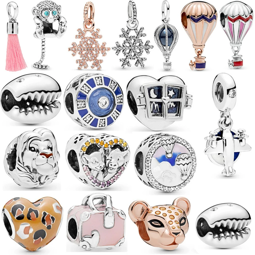 

Couqcy Original Free Shipping Lion Princess Toy Story Alien Woody Pendant Diy Beads Fit Pandora Original Charms Bracelet Gift