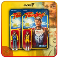 teen wolfs 1985 basketball varsity werewolf letterman vintage hanging card and joints movable action figure limited collection