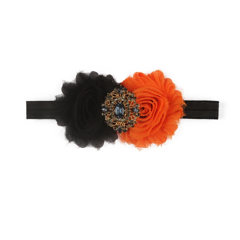 1pcs Newborn Girl Cute Sticky Beads Flower Headband Soft Elastic Halloween Decoration Gift Kids Headwear | Мать и ребенок