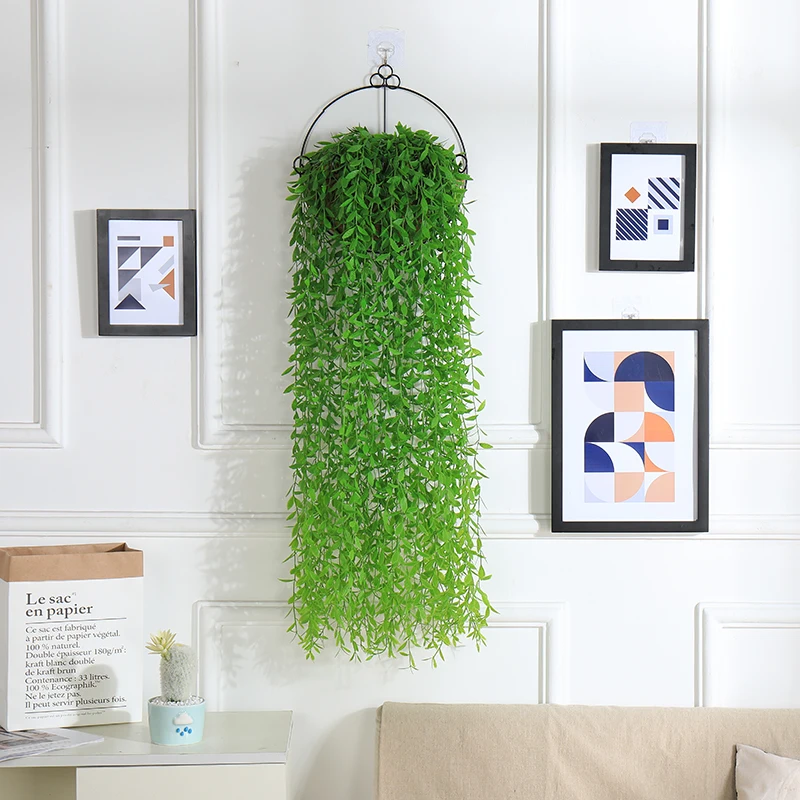 

5Pcs 82cm artificial plants Willow leaves Rattan PP Hanging plant garden decoration home decoration accessories