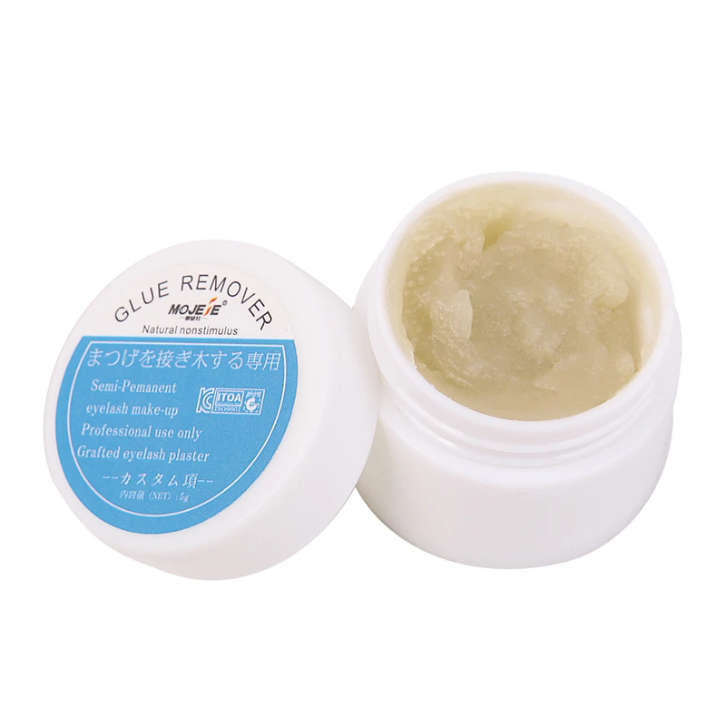 

1PC Grafting Eyelash Extension Makeup Remover Glue 5g Non-irritating Plant Adhesive Gel Remover Eye Lashes Make Up Remover Cream