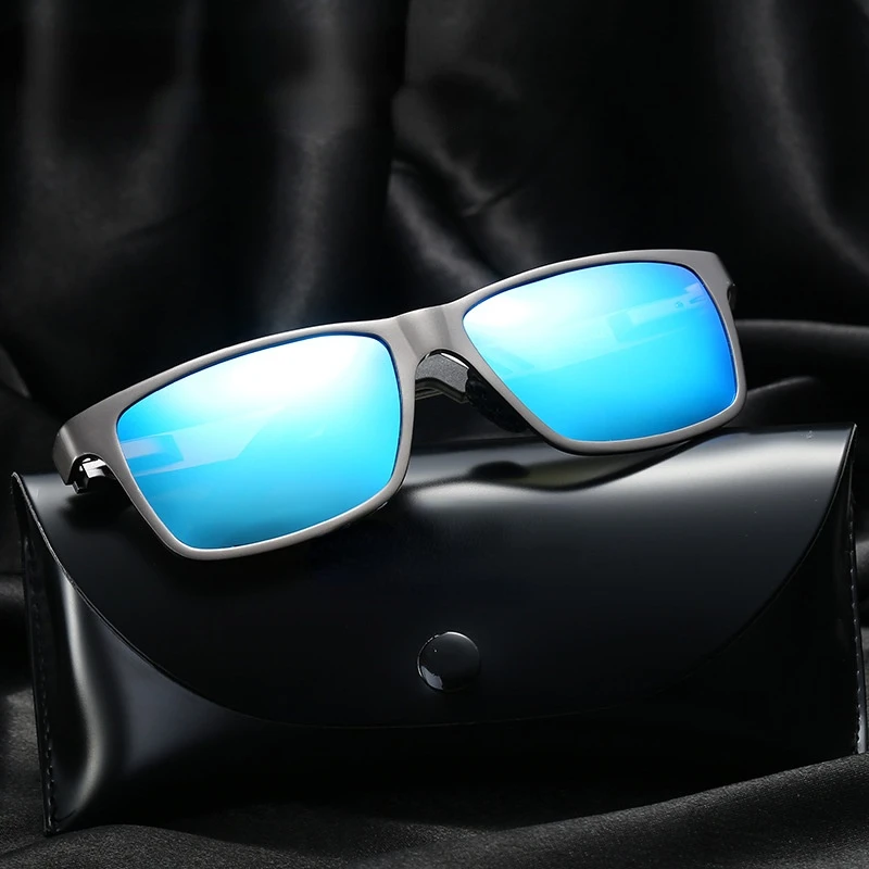 

Aluminum-magnesium Men's Fashion Sunglasses Colorful Polarized Light Sunglasses Outdoor Driver's Driving Trend Eyeware New 2021