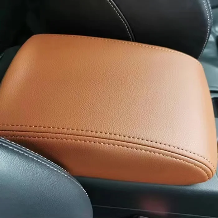 Верхняя замшевая основа для Audi A3 A4 A5 A6 A7 Q3 Q5 кожаный центральный подлокотник