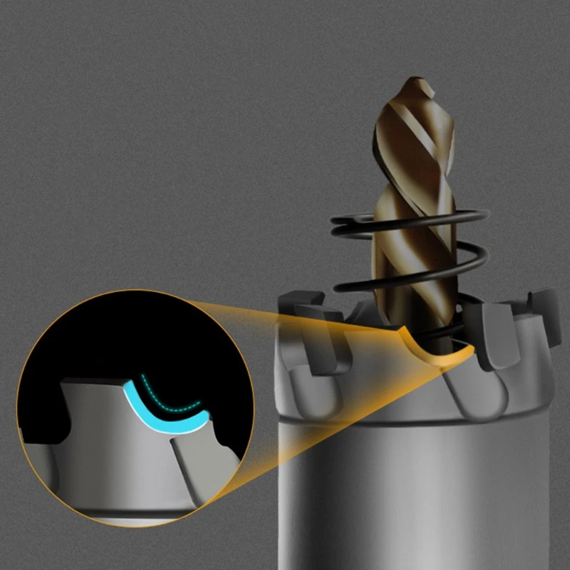 

High Hardness Alloy Hole Saw Drill Bit Stainless Steel Plate Drilling Tool for Electric Drill Bench Drill Machine Tool Replaceme