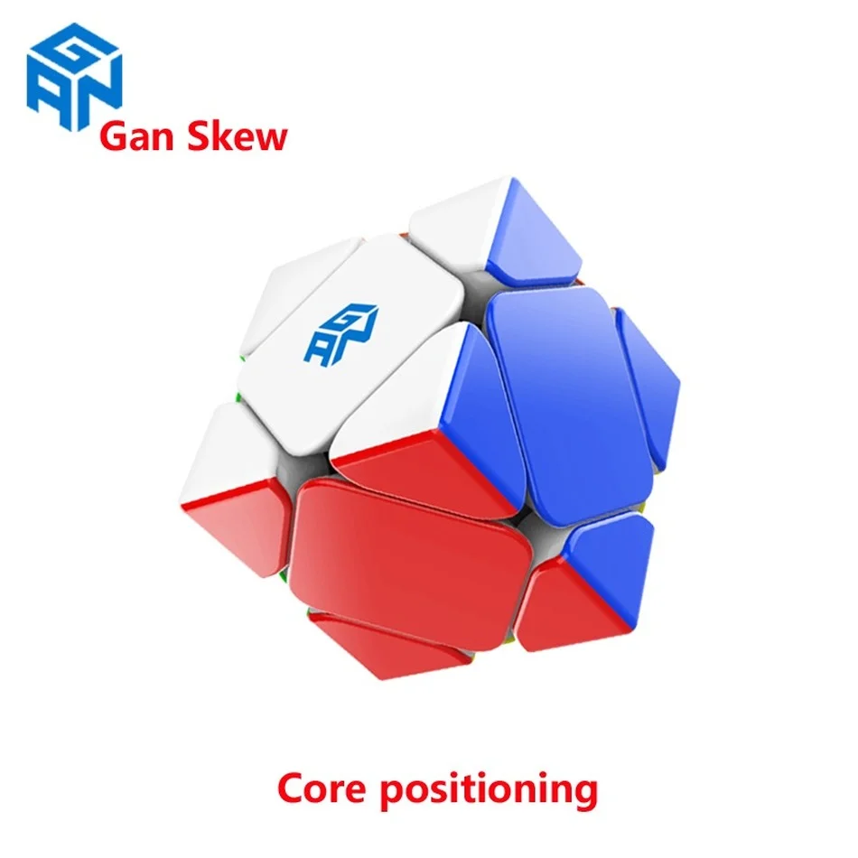GAN Skew M 3x3x3 Magnetic Magic Cube Stickerless 3x3 Speed Puzzle Smoother gans SkewbM Educational Cubo Magico for Children Toys gan 3x3x3 magnetic cube gan 12 leap pro m maglev magnet 3x3 flagship m gan12 m pro educational toys game cubo игрушки антистресс