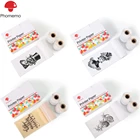 Печать наклеек термобумага Phomemo самоклеящаяся прозрачная Золотая фотобумага рулоны бумаги для Phomemo M02M02SM02 профессиональный принтер