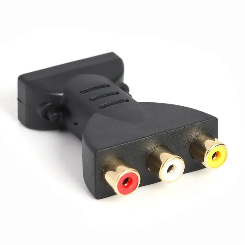 HDMI совместимый штекер к 3 RCA разъем композитный AV аудио видео адаптер конвертер