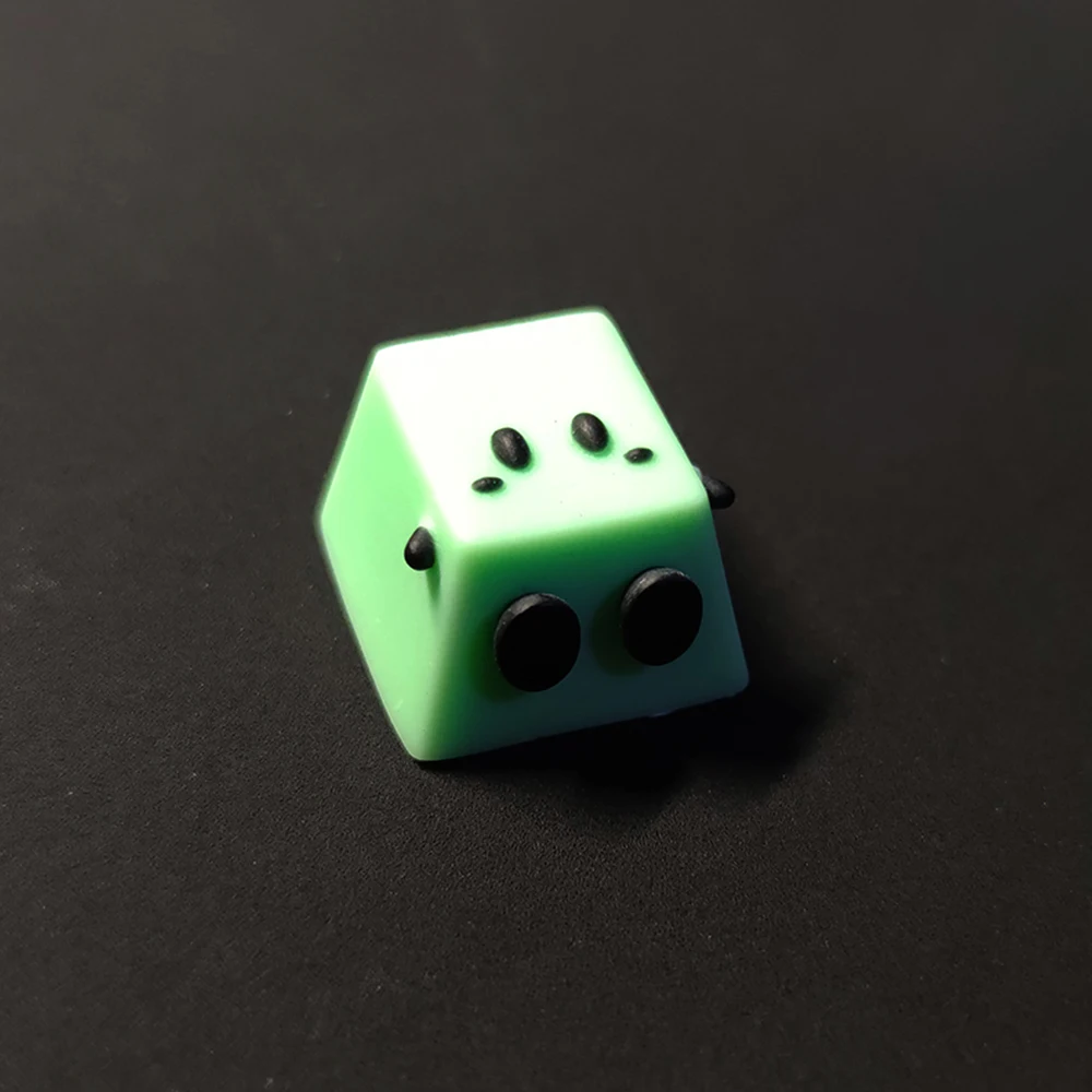 

For Cherry Mx Switch Mechanical Gaming Keyboard Colorful Key Caps Color Customized Cute Pudding Square Box Design Resin Keycaps