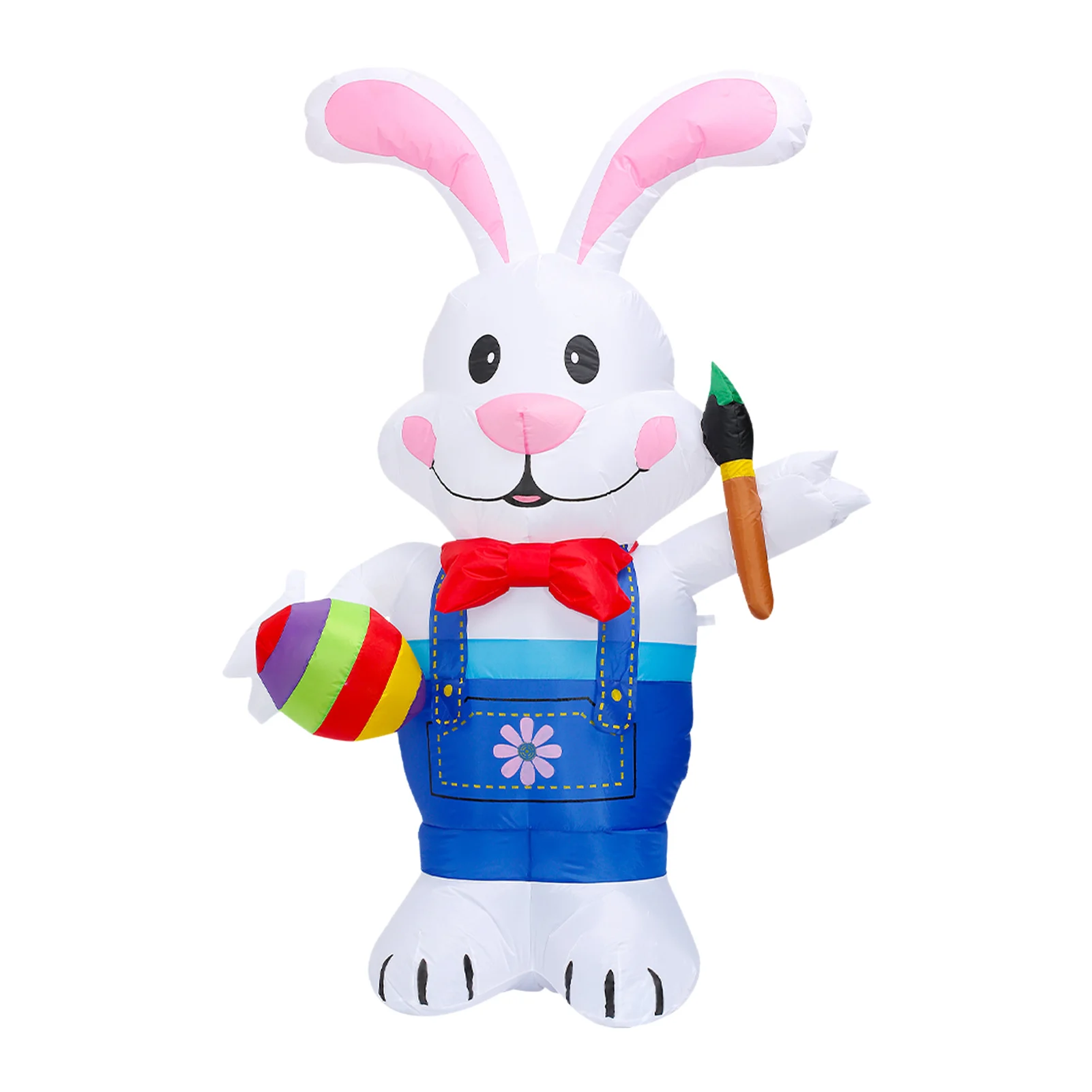 

1.8m Party Iatable Bunny Handheld Pen Led Lamp Lighting Outdoor Indoor Holiday Decoration Easter Iatable Air Easter Decora