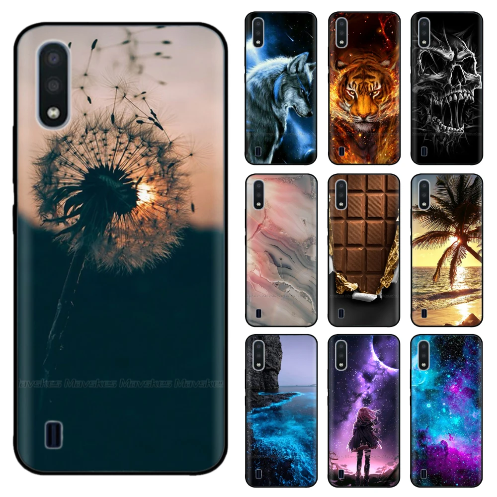

Case For Samsung Galaxy M01 Back Cover M015 Soft Silicone TPU Phone Case For Samsung Galaxy M01 M 01 Cute Coque Fundas Bumper