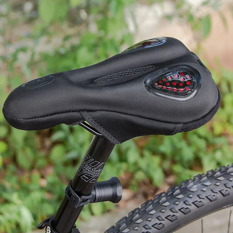 

Silicon Gel MTB Saddle Cover Road Cycling Seat Padded Memory Foam Bicycle Saddle Cushion Cover Wheelbarrow Seat Cover