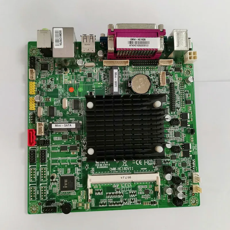 Стандартная ITX материнская плата Celeron J1900 четырехъядерный процессор 2 41 ГГц DC12V для