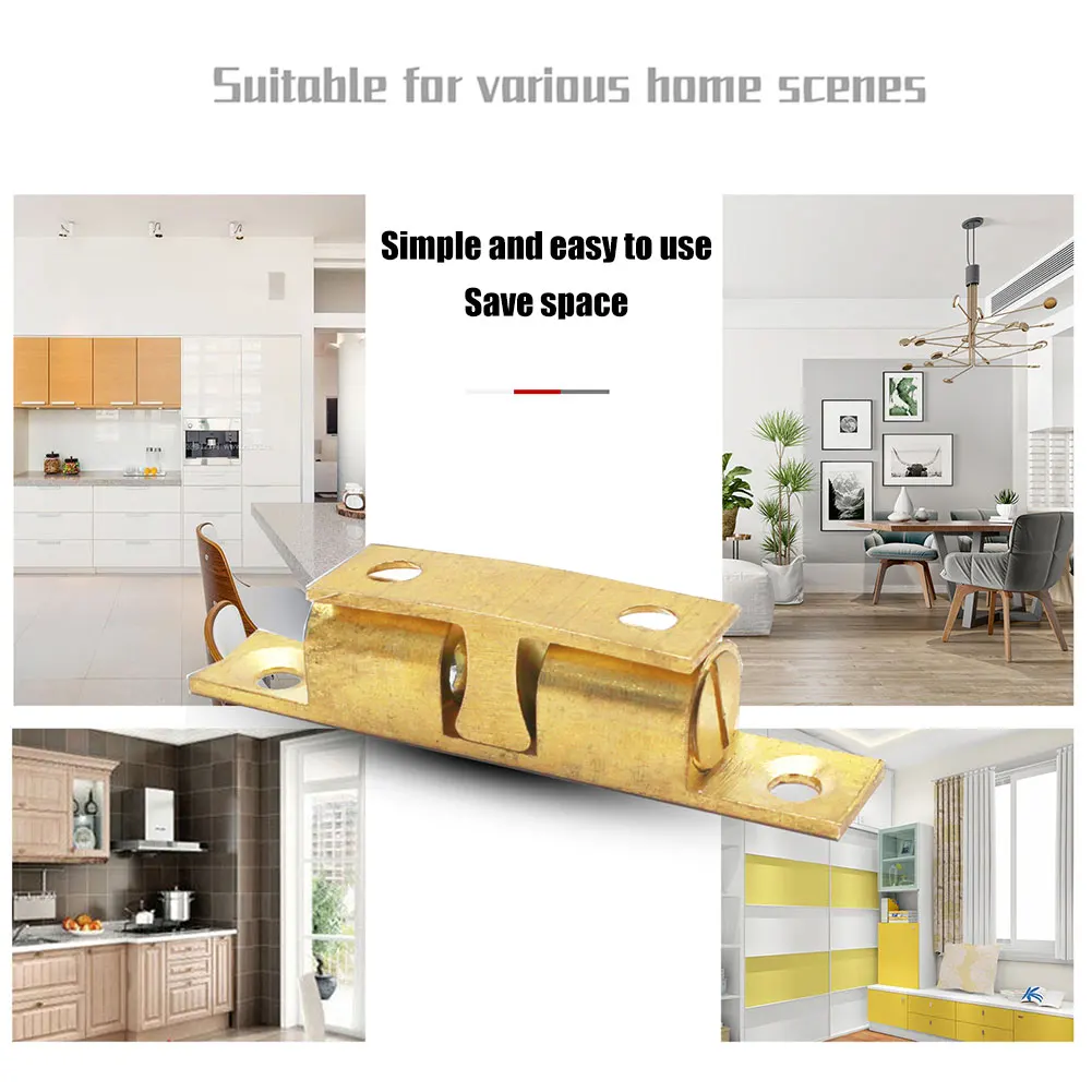 4 шт. фиксатор замка латунная мебель нержавеющий шкаф гибкая домашняя дверь Ловца