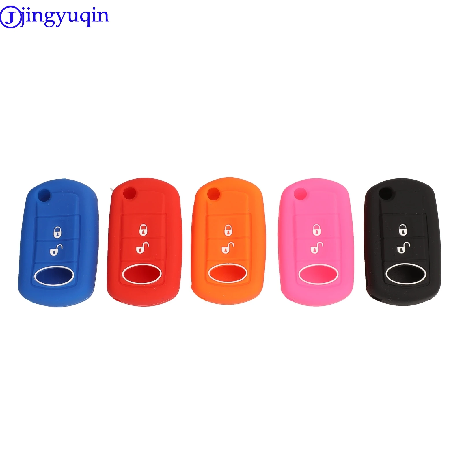 jingyuqin Silicone Case Folding Flip Remote Key Cover 3 Buttons For LAND ROVER Range Rover Sport LR3 Discovery | Автомобили и