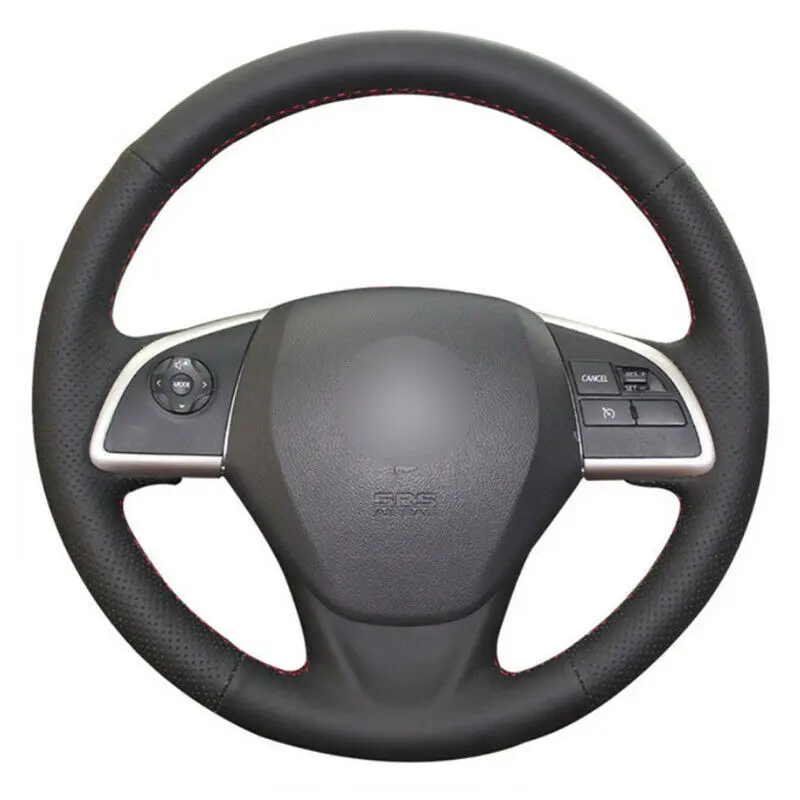 

Чехол на руль Mitsubishi Outlander, кожаный чехол на руль для Mitsubishi Outlander 2013 2014 Mirage 2014 ASX L200 2015 2016