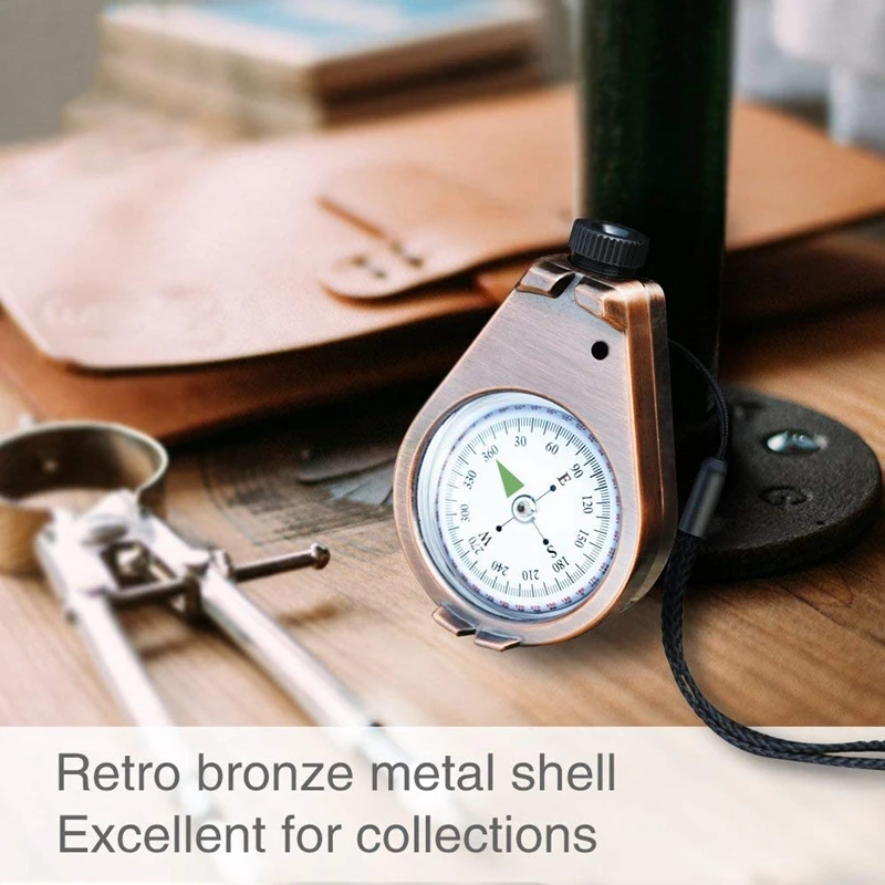 Классический точный водонепроницаемый Компасс для пеших прогулок кемпинга