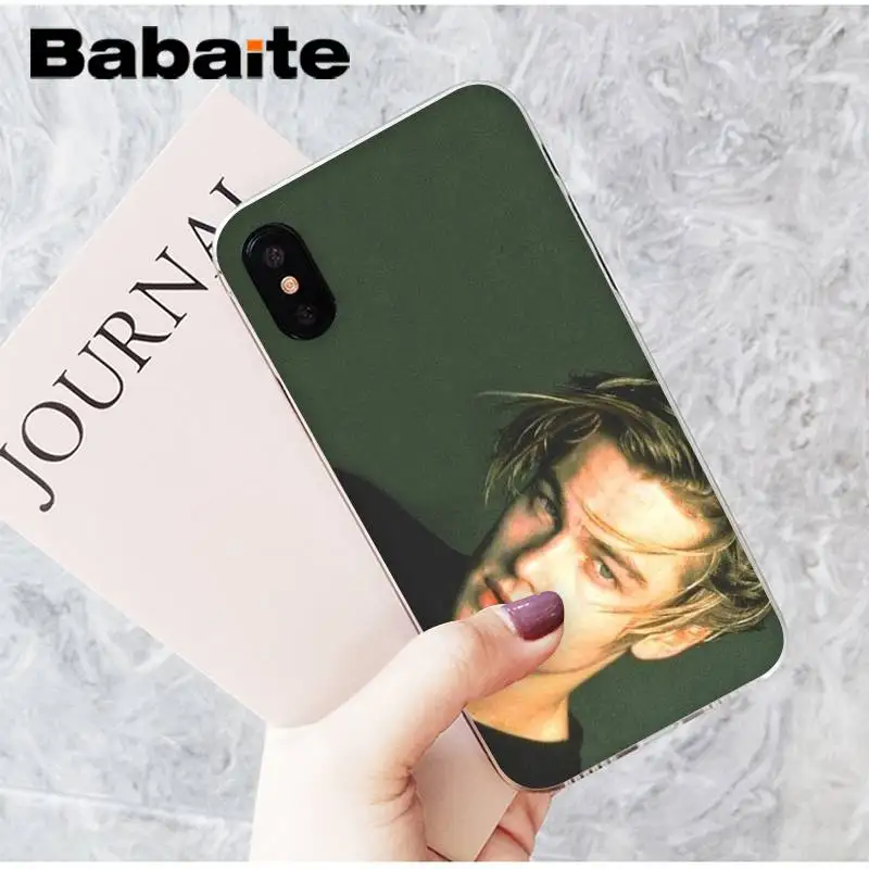 Babaite dicaprio leo young leonardo Новинка чехол для телефона Fundas чехол для iPhone8 7 6 6S Plus X XSMAX 5 5S SE XR 11 11pro 11promax