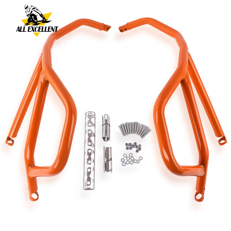 Защитный бампер для мотоцикла KTM верхняя защита двигателя оранжевого цвета