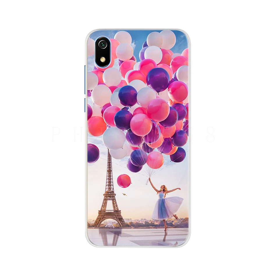 Dành Cho Xiaomi Redmi 7A Ốp Lưng Siilicone Mềm Mại Ốp Lưng TPU Cho Xiaomi Redmi 7A 7 Một Redmi7A Ốp Điện Thoại 5.45 ''Hình Mèo Dễ Thương Bao Ốp Lưng xiaomi leather case