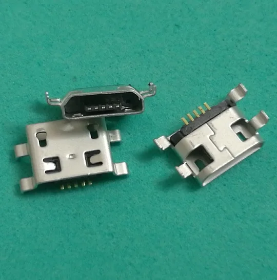 500 шт./лот разъем micro usb 5pin для lenovo A765E A820 LePAD B8000 IO B6000 tail sockect зарядный порт|Шлейфы