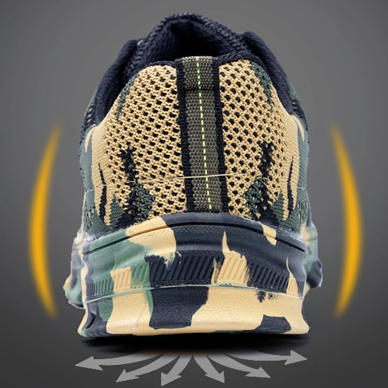 Мужские часы со стальной носок рабочая обувь на каждый день Дышащие уличные