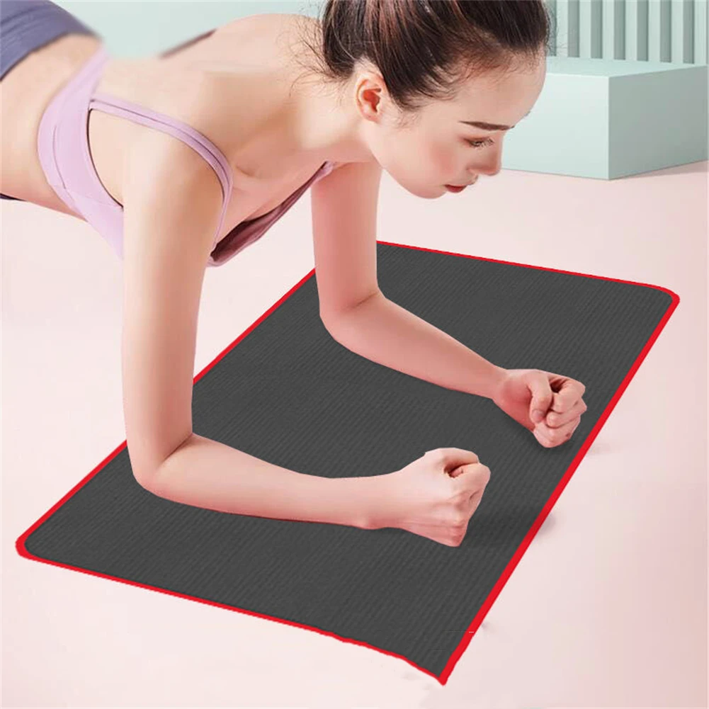 1 Pcs NBR Plank Support Pad Abdomen Roller Wheel Knee Mat Portable Fitness Sports Yoga Mats for Gym Training and Home Workout