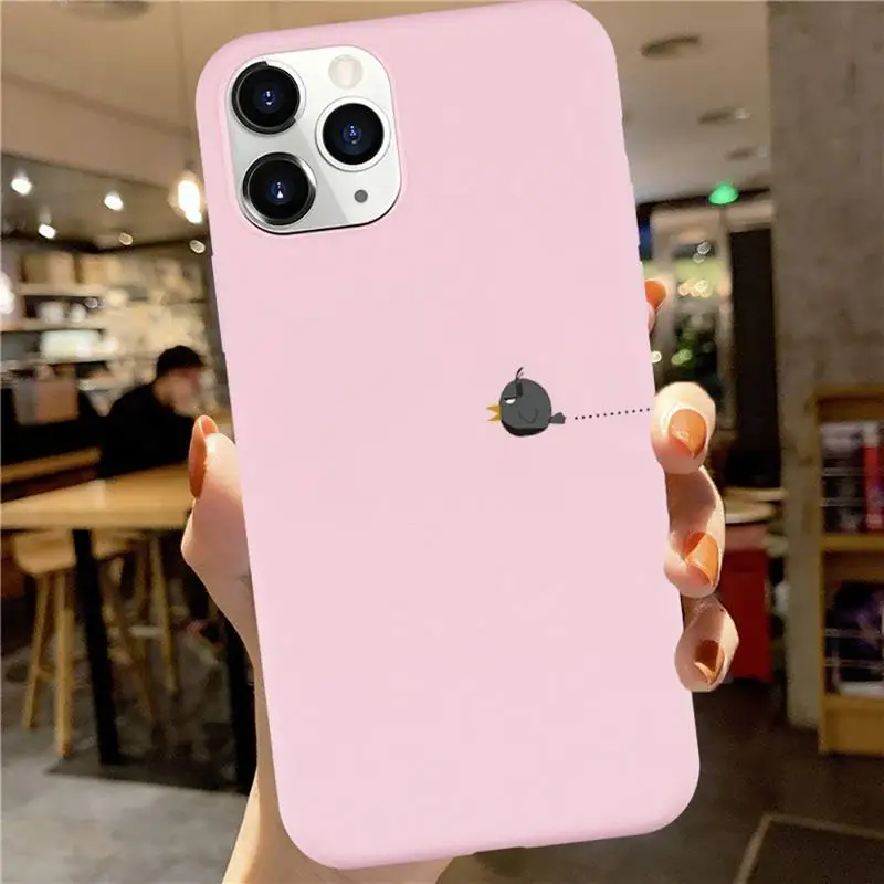 

Creative design animals cartoon Phone Case Candy Color for iPhone 6 7 8 11 12 s mini pro X XS XR MAX Plus