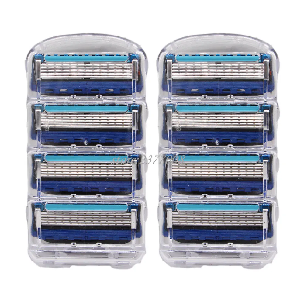 Бритвенные лезвия GLTP lettee 8 шт./лот профессиональные 5 слойные бритвенные