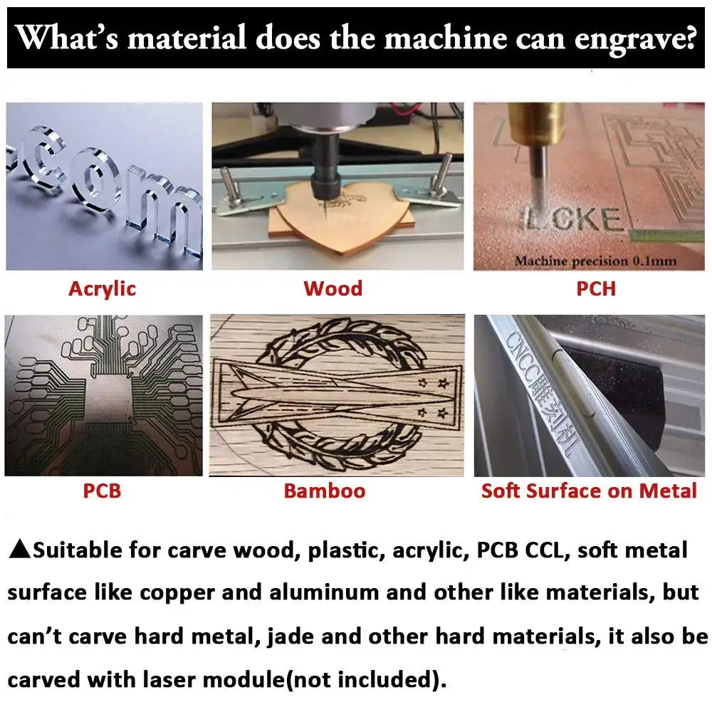 CNC 3018 Pro лазерный гравер древесины маршрутизатор DIY ЧПУ гравировальный станок, Pcb фрезерный станок, GRBL контроль+ Автономный, жажда на металле