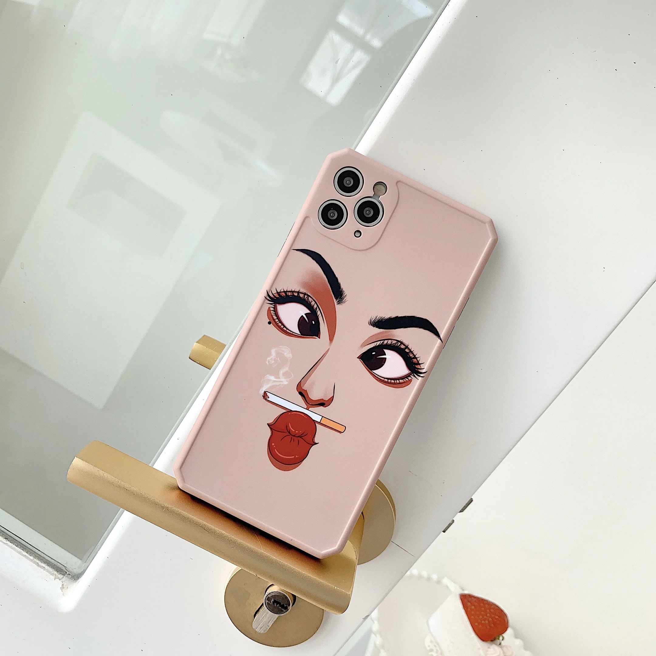 

Funny Pouch Girl's pattern is suitable for iPhone 11 and iPhone 12 series mobile phone cases