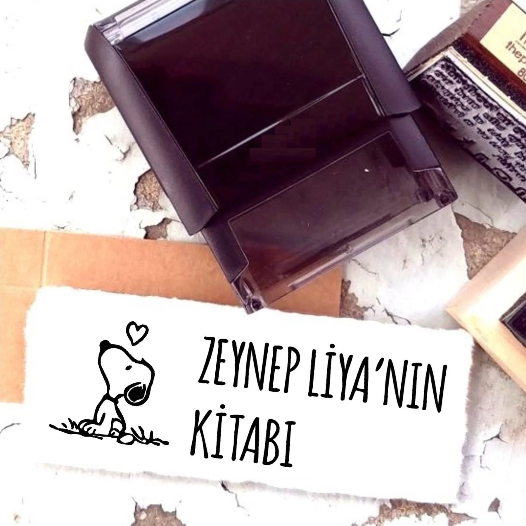 

Personalized Design Name Written Book Stamp-33
