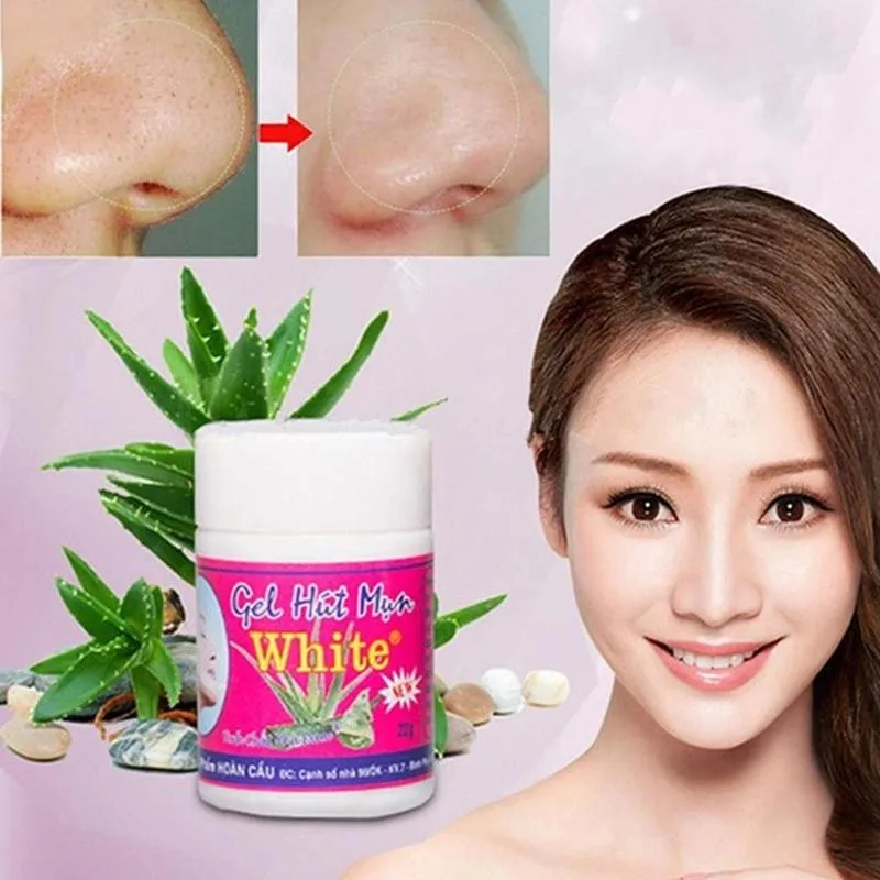 

Natural Aloe Vera Gel Blackhead Remover Nose Paper Stickers Aloe Whiteheads Acne Deep Pore Cleansing Removal Mask
