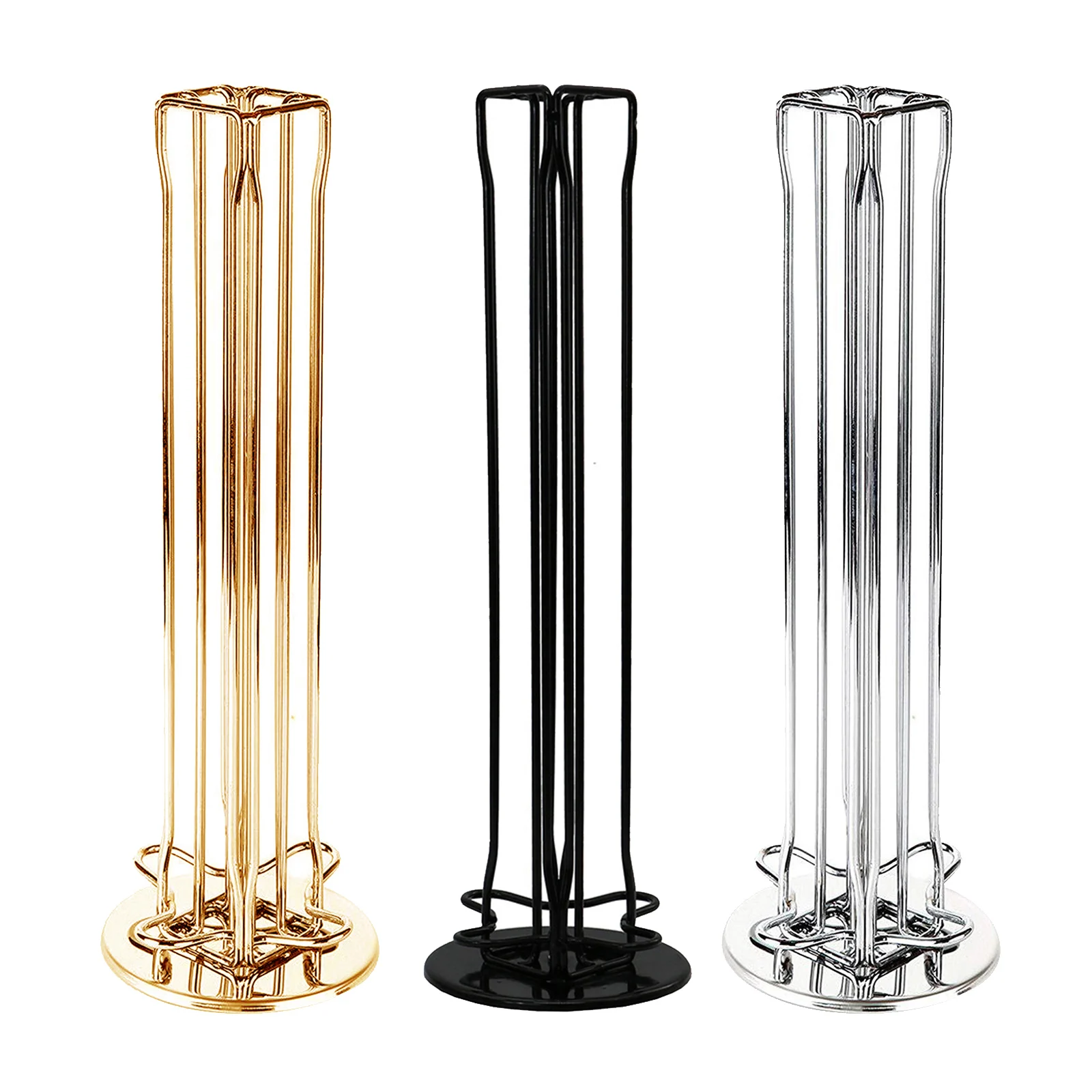 Capacity of 40 Iron Wire Coffee Pod Capsule Holder Rotatable Rack Tower Organizer Dispenser for Nespresso Counter Cafe Home | Дом и сад