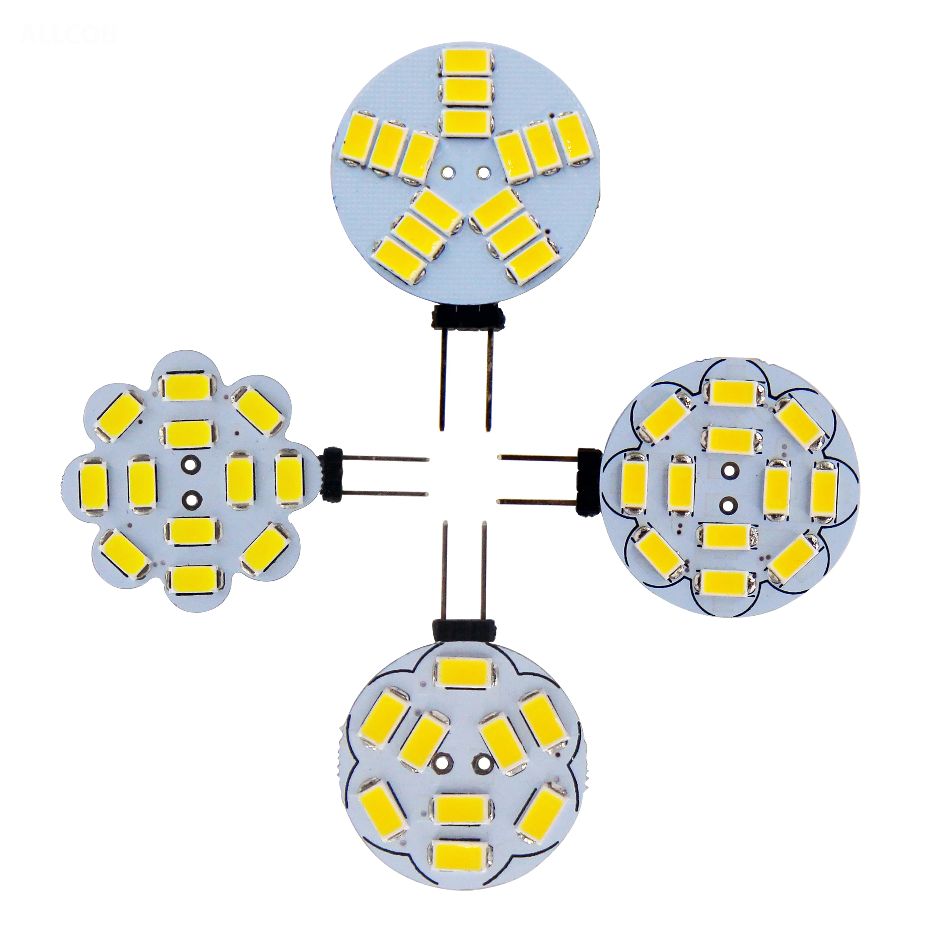 Светодиодный лампа G4 AC/DC 12V 5730 SMD 2 Вт 3 5 Теплый Холодный белый LED PAR Светильник
