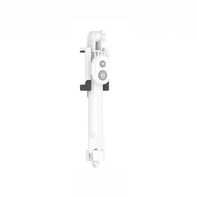 Without battery Hot Foldable Handheld Monopod Selfie Stick Extendable Mini Wireless Bluetooth Shutter Remote Selfie Tripods For iPhone 8 X Plus - Цвет: Without battery