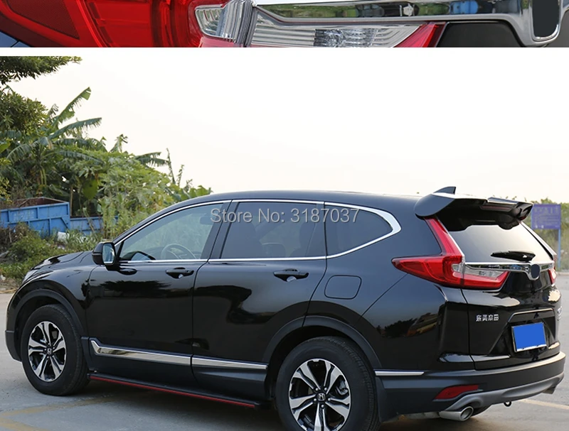 Чехол для Honda CRV Неокрашенный задний спойлер на крыло крышу багажник крышка